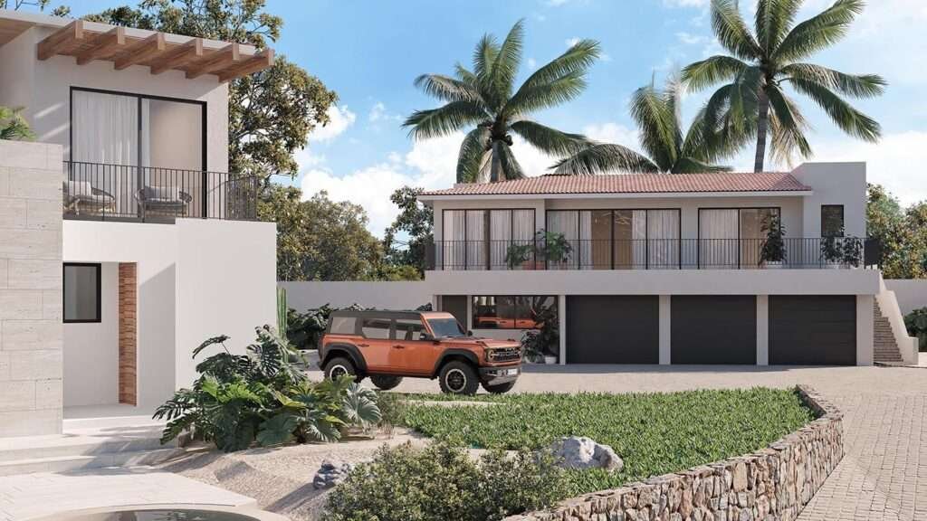 Querencia Section 1- Las Colinas A true one-of-one, The Nivel Estate is a bold architectural statement where scale, craftsmanship, and innovation converge. Spanning 18,000 square feet of seamless indoor-outdoor living, the home was recently featured in The Wall Street Journal. Perched atop Querencia Golf and Beach Club, it commands sweeping 270-degree – NEW CUSTOM HOME, San Jose Corridor, BS
