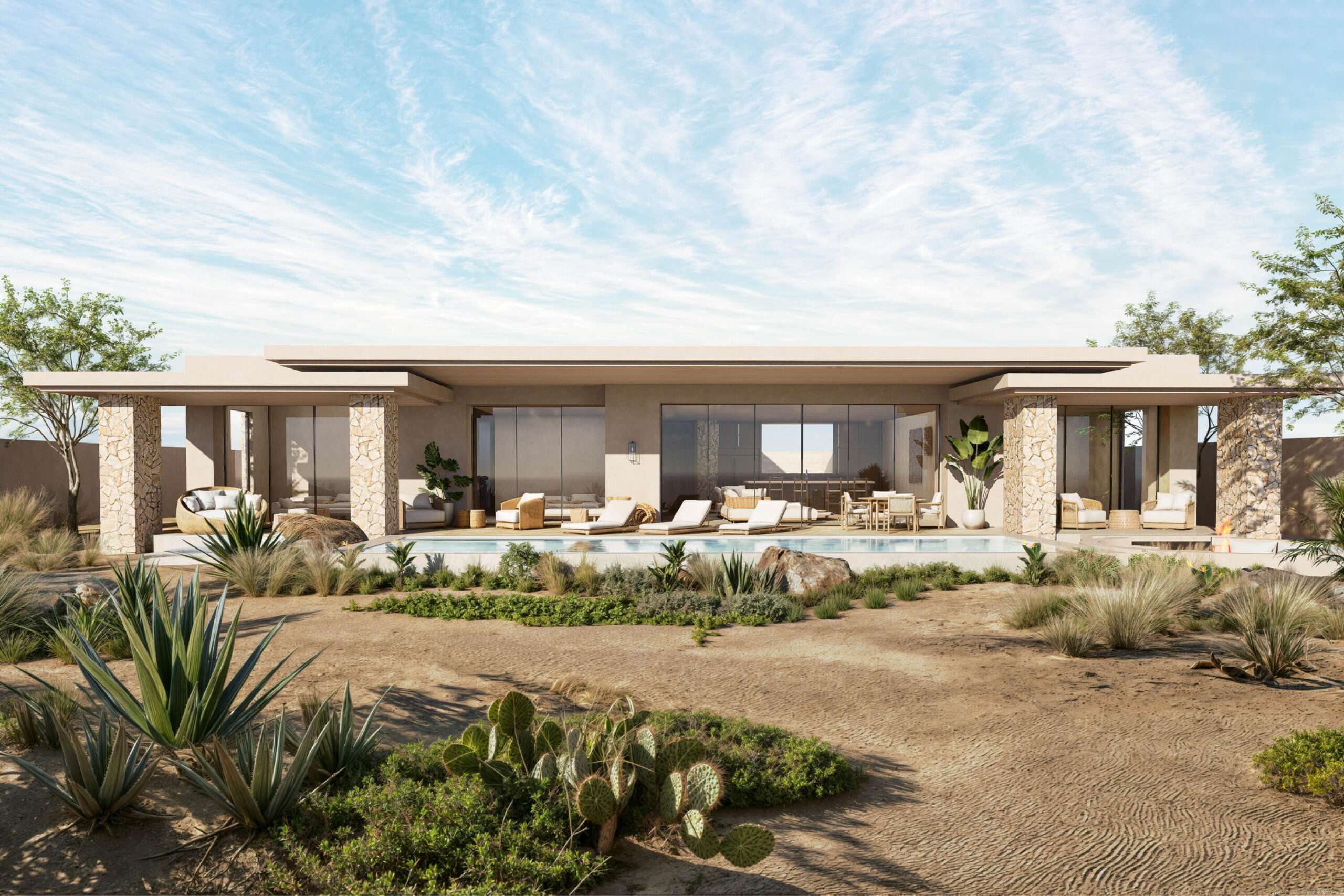 Querencia Section 22f- La Montana Experience an intimate collection of five single-family residences with mountainand arroyo – Casita 5 at La Montaña, San Jose Corridor, San Jose Corridor, BS